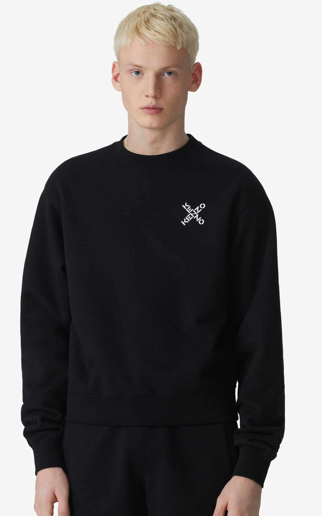 Sweat Kenzo Sport Little X Homme Noir | UJRA-51604